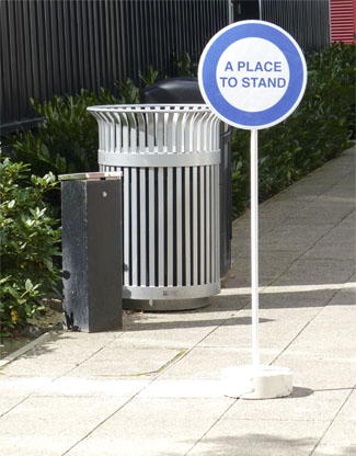 Philip Bradshaw, Installation view, Nothing To Be Done. 'A Place To Stand', 2013